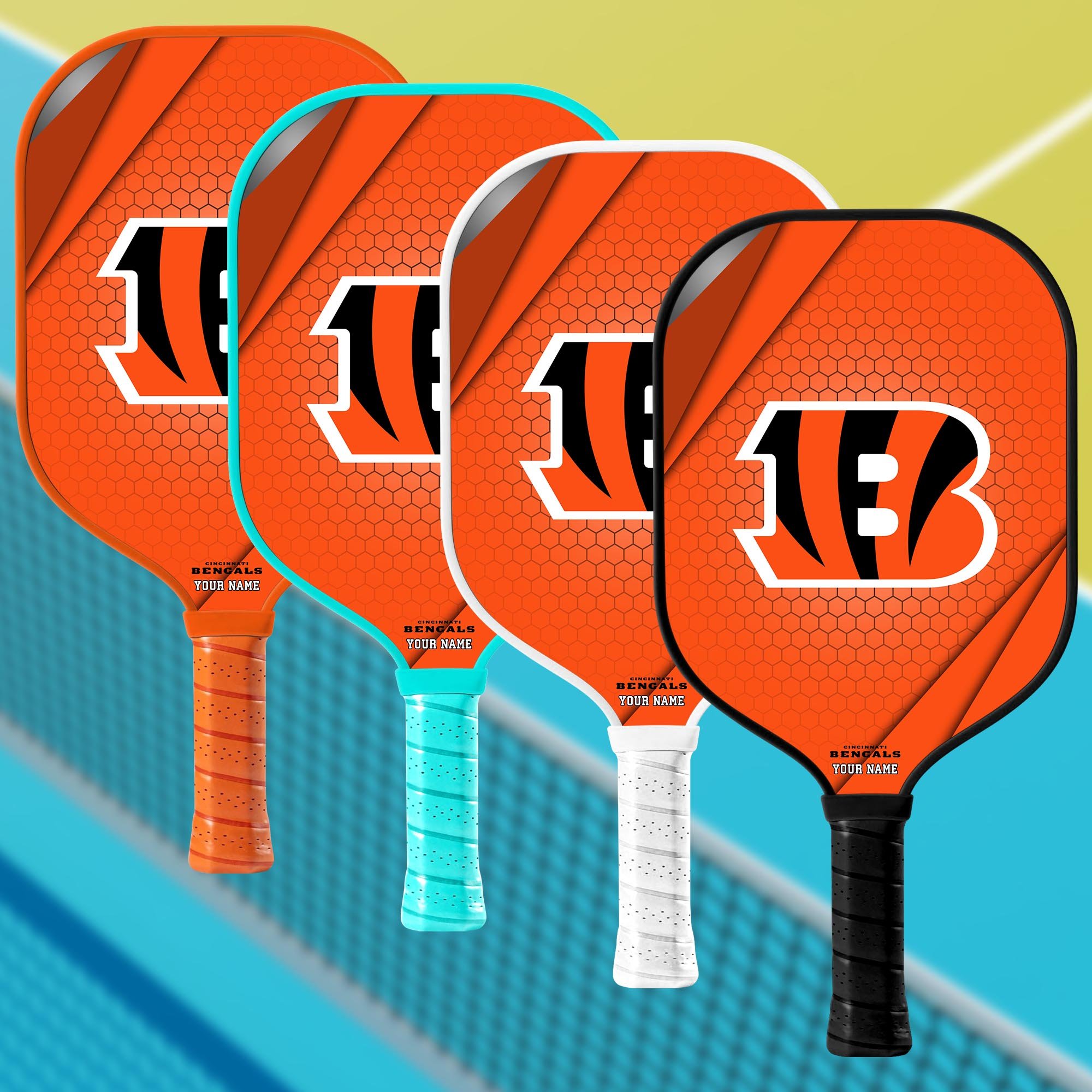 Cincinnati Bengals Pickleball Paddle Custom Your Name, Sport Pickleball Paddle, Sport Gifts EHIVM-60740