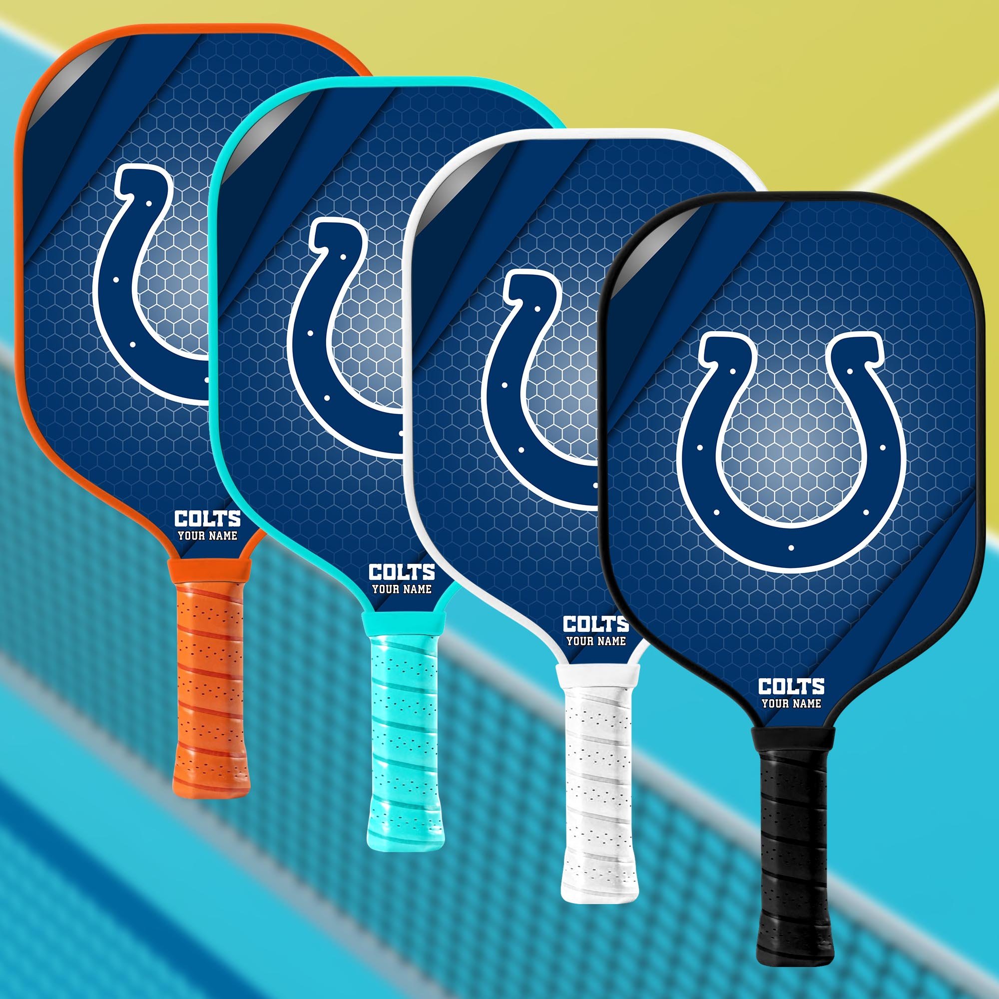 Indianapolis Colts Pickleball Paddle Custom Your Name, Sport Pickleball Paddle, Sport Gifts EHIVM-60740