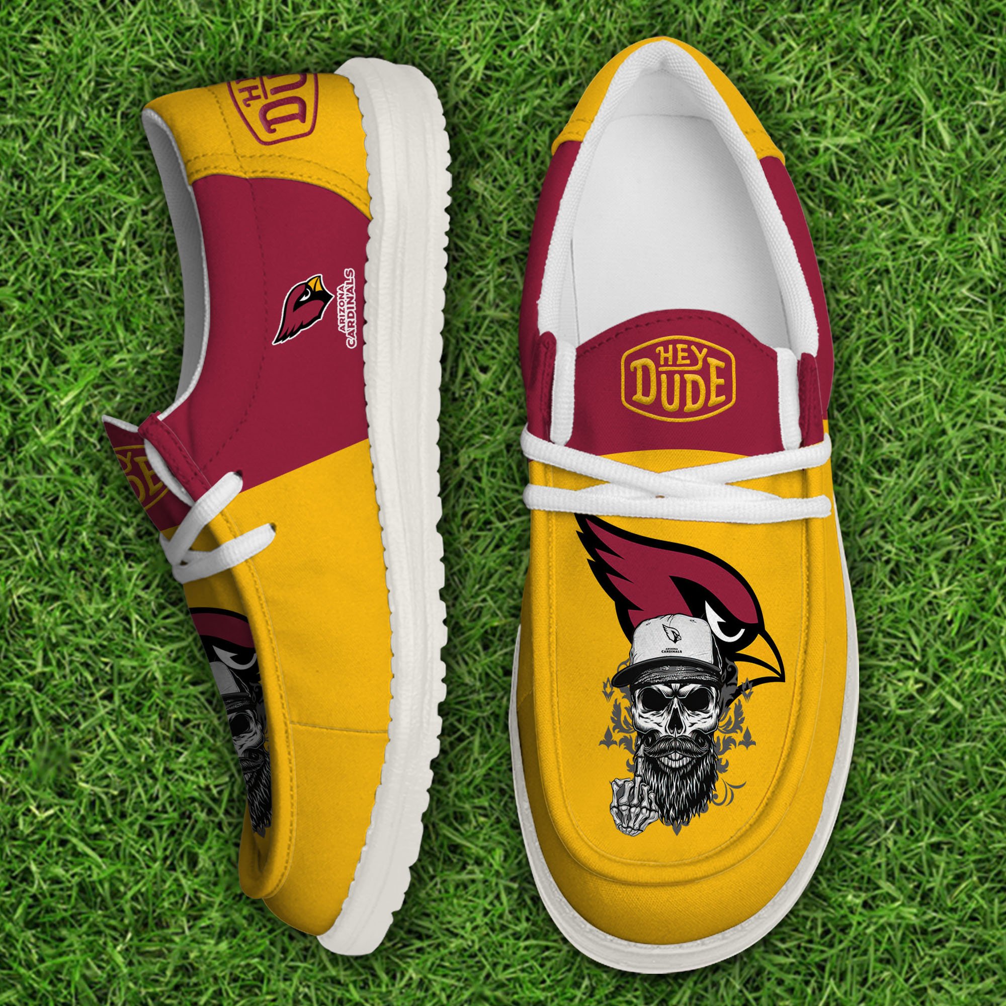 Arizona Cardinals Football Hey Dude Canvas Loafer Shoes, Sport Shoes For Fan, Fan Gifts EHIVM-60915