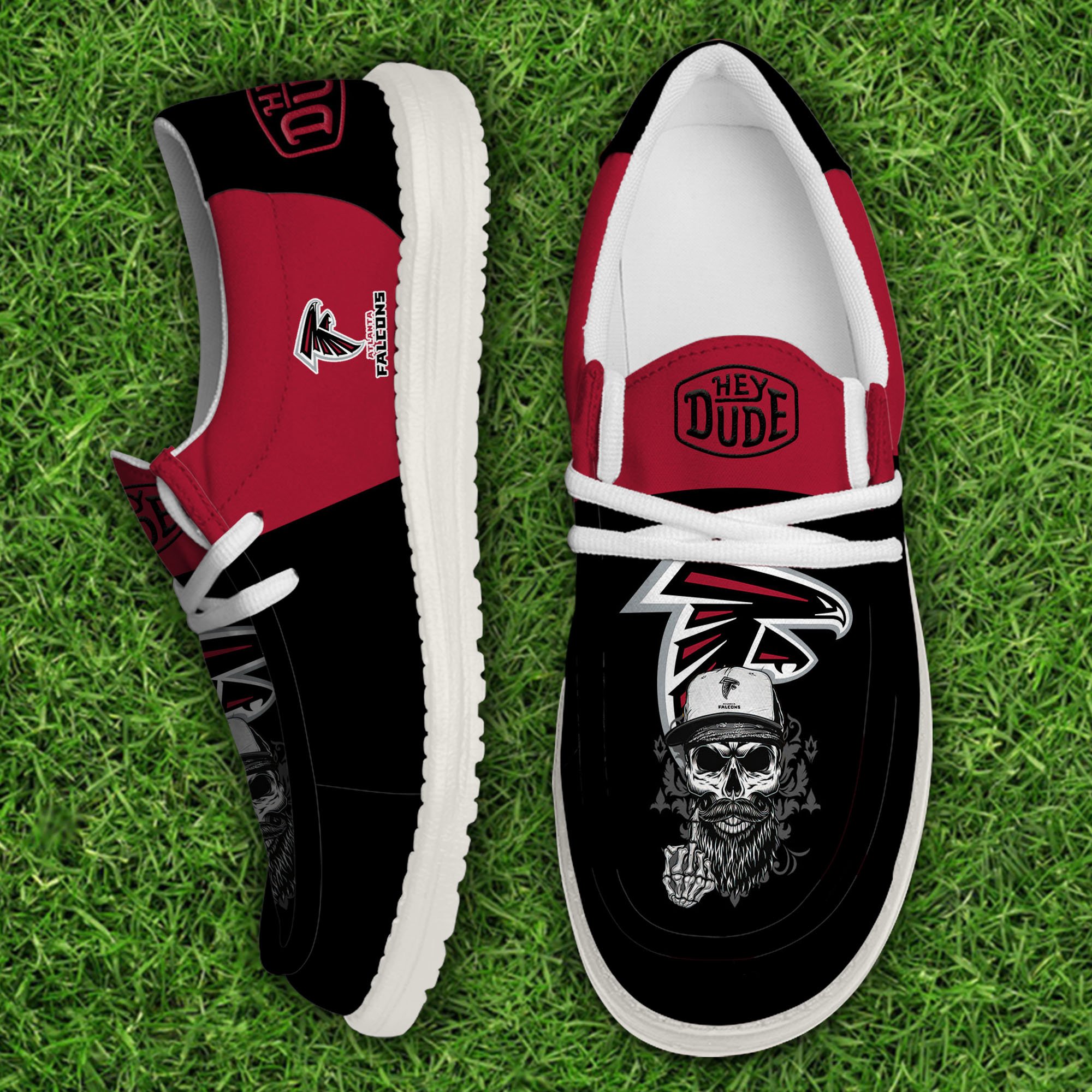 Atlanta Falcons Football Hey Dude Canvas Loafer Shoes, Sport Shoes For Fan, Fan Gifts EHIVM-60915