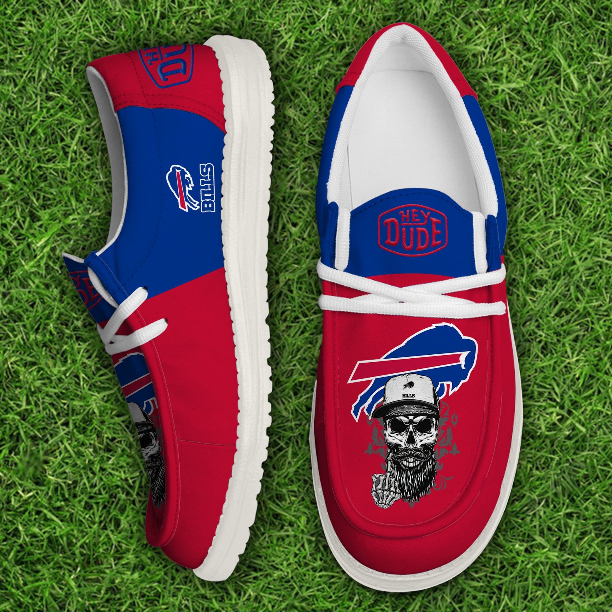 Buffalo Bills Football Hey Dude Canvas Loafer Shoes, Sport Shoes For Fan, Fan Gifts EHIVM-60915