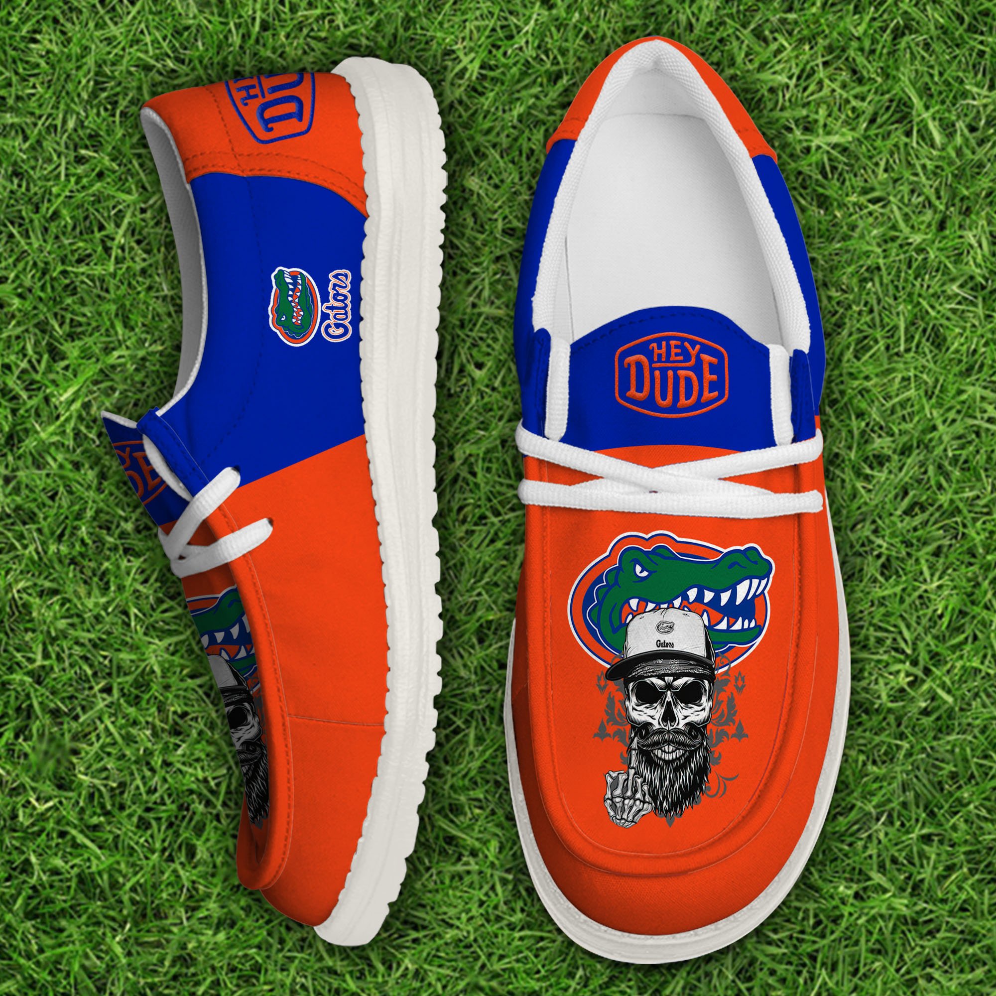 Florida Gators Football Hey Dude Canvas Loafer Shoes, Sport Shoes For Fan, Fan Gifts EHIVM-60894