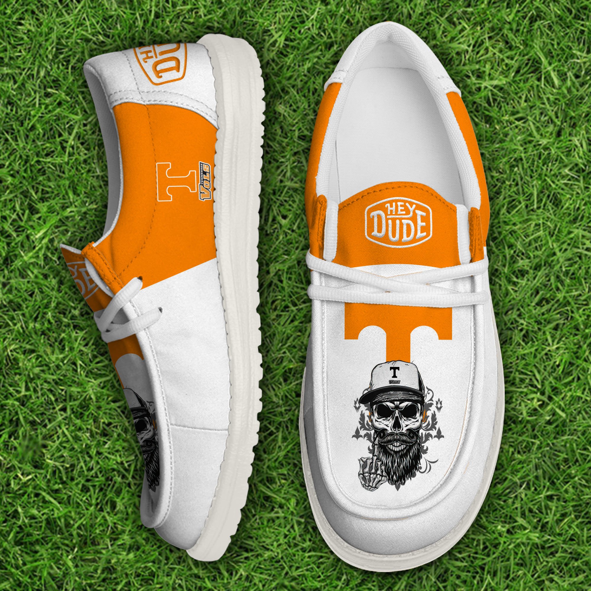 Tennessee Volunteers Football Hey Dude Canvas Loafer Shoes, Sport Shoes For Fan, Fan Gifts EHIVM-60894