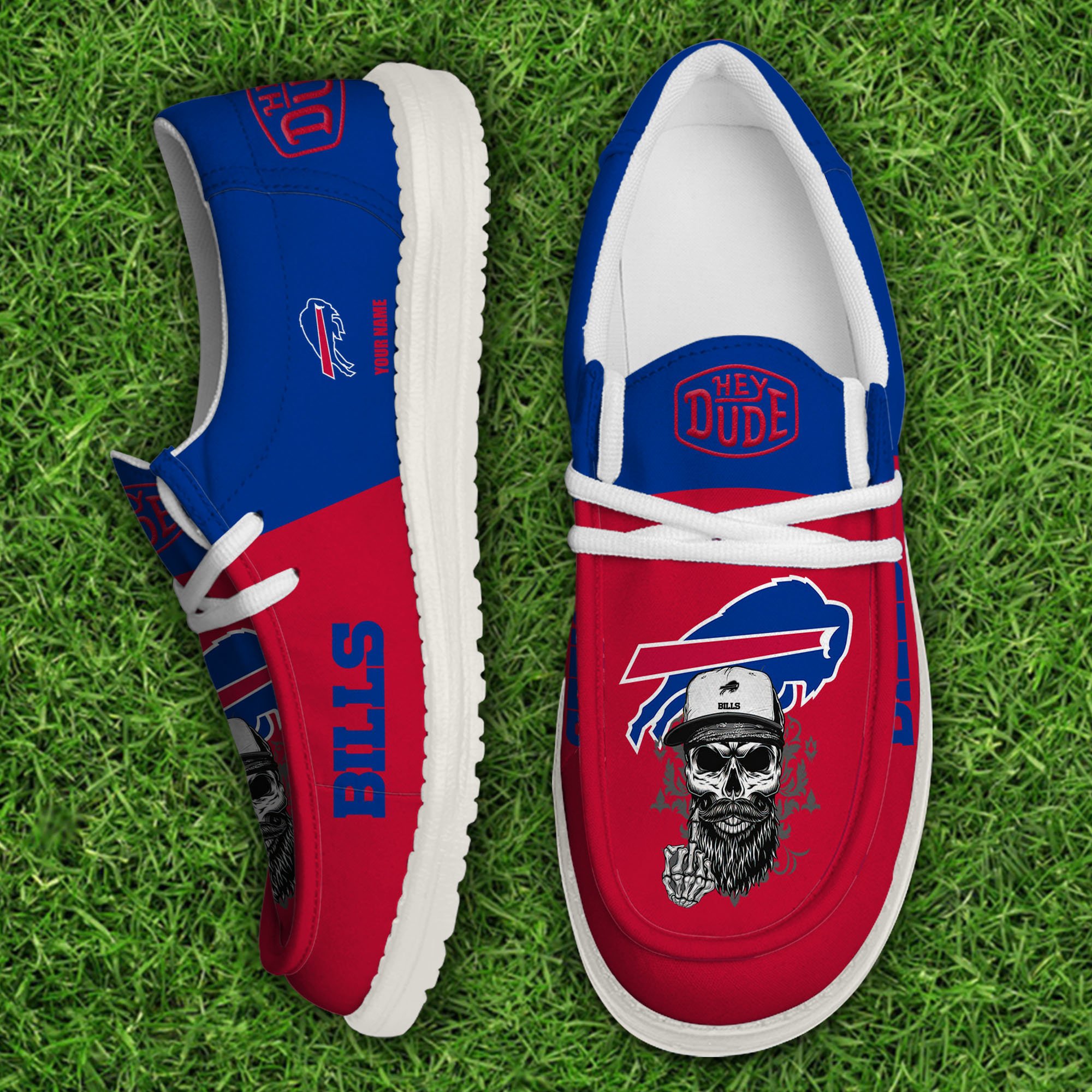 Buffalo Bills Football Hey Dude Canvas Loafer Shoes Custom Your Name, Sport Shoes For Fan, Fan Gifts Football Hey Dude Canvas Loafer Shoes Custom Your Name 2024 version, Sport Shoes For Fan, Fan Gifts EHIVM-60867