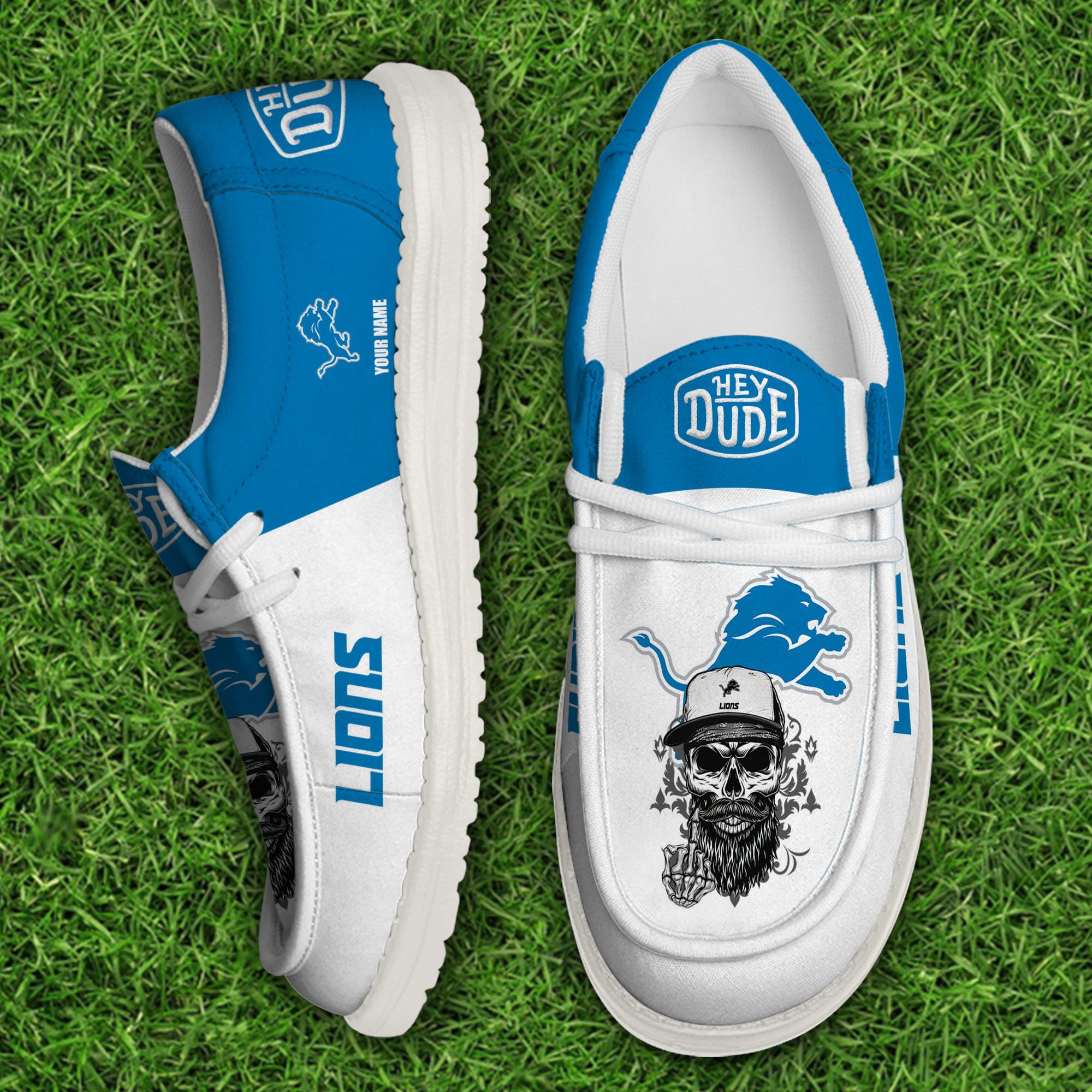 Detroit Lions Football Hey Dude Canvas Loafer Shoes Custom Your Name, Sport Shoes For Fan, Fan Gifts Football Hey Dude Canvas Loafer Shoes Custom Your Name 2024 version, Sport Shoes For Fan, Fan Gifts EHIVM-60867