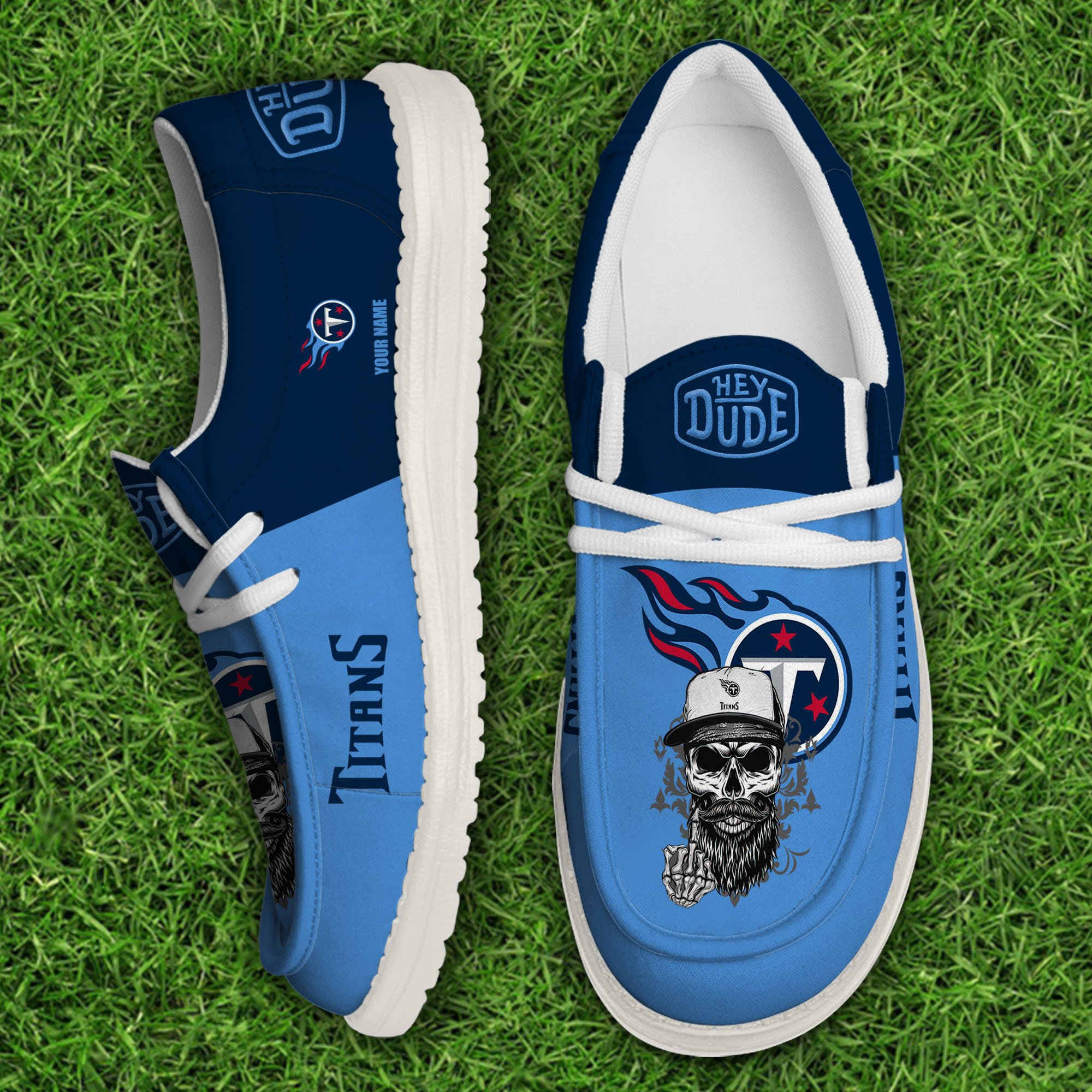 Tennessee Titans Football Hey Dude Canvas Loafer Shoes Custom Your Name, Sport Shoes For Fan, Fan Gifts Football Hey Dude Canvas Loafer Shoes Custom Your Name 2024 version, Sport Shoes For Fan, Fan Gifts EHIVM-60867   