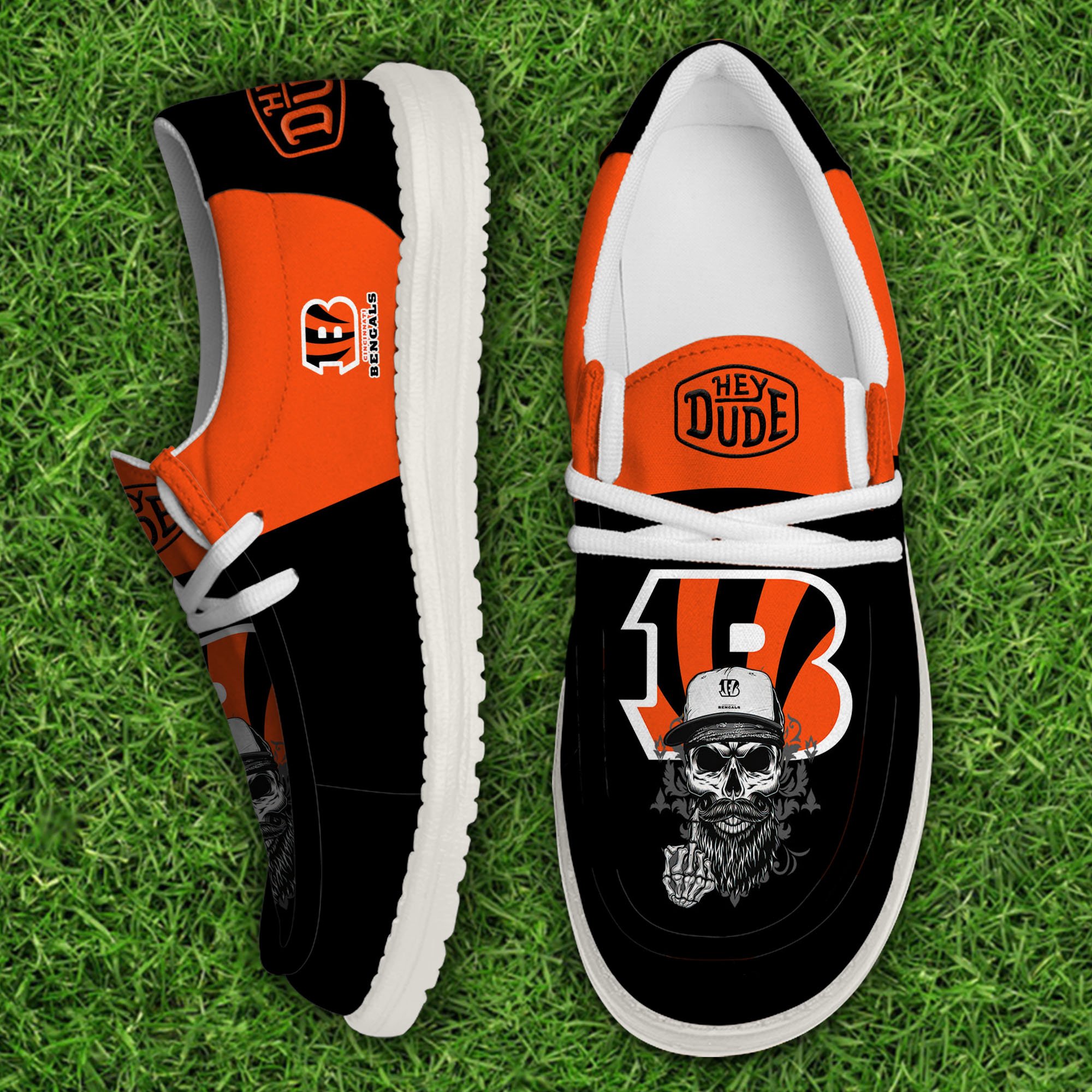 Cincinnati Bengals Football Hey Dude Canvas Loafer Shoes 2024 version, Sport Shoes For Fan, Fan Gifts EHIVM-60915