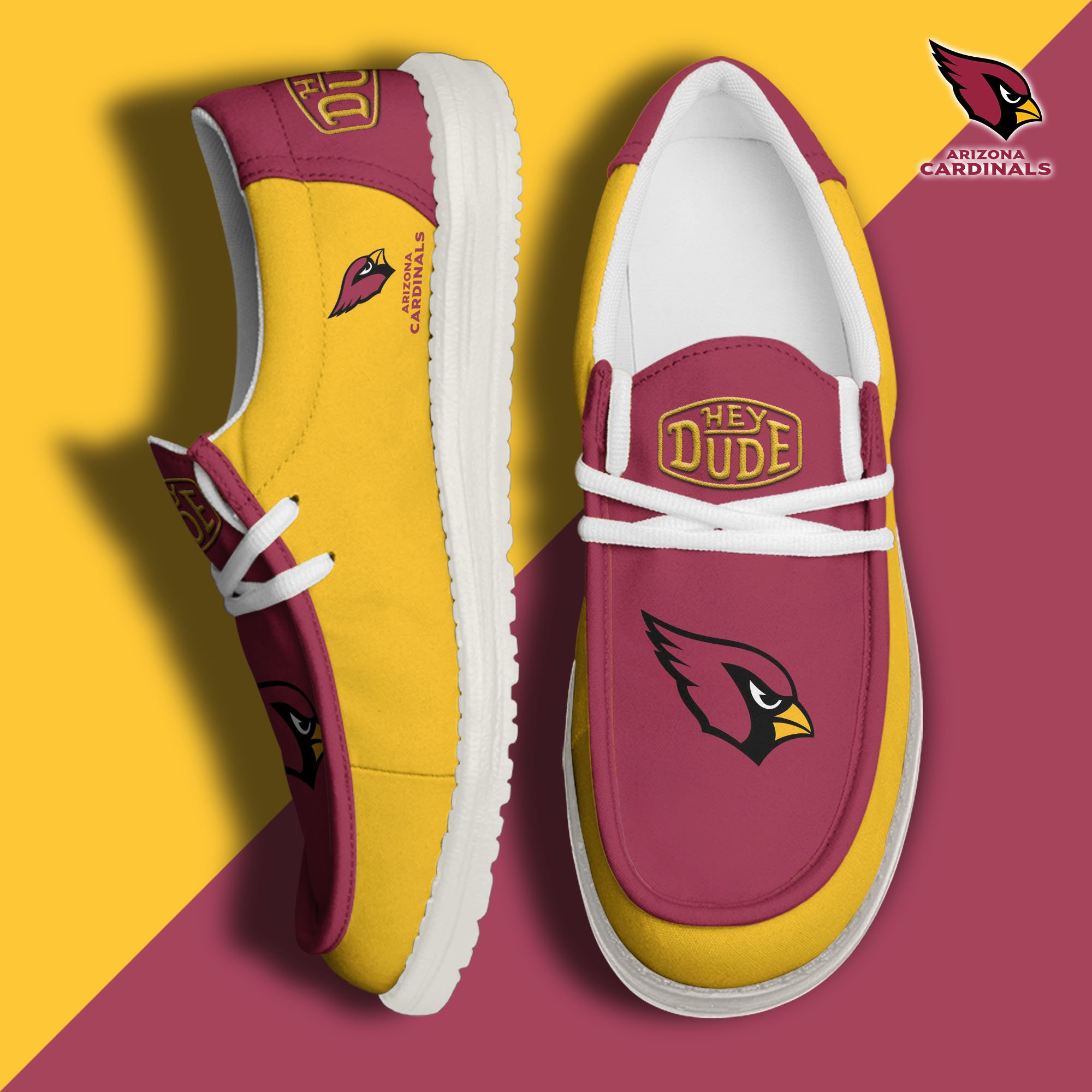 Arizona Cardinals Hey Dude Shoes 2024 version, Sport Shoes For Fan, Fan Gifts EHIVM-60929