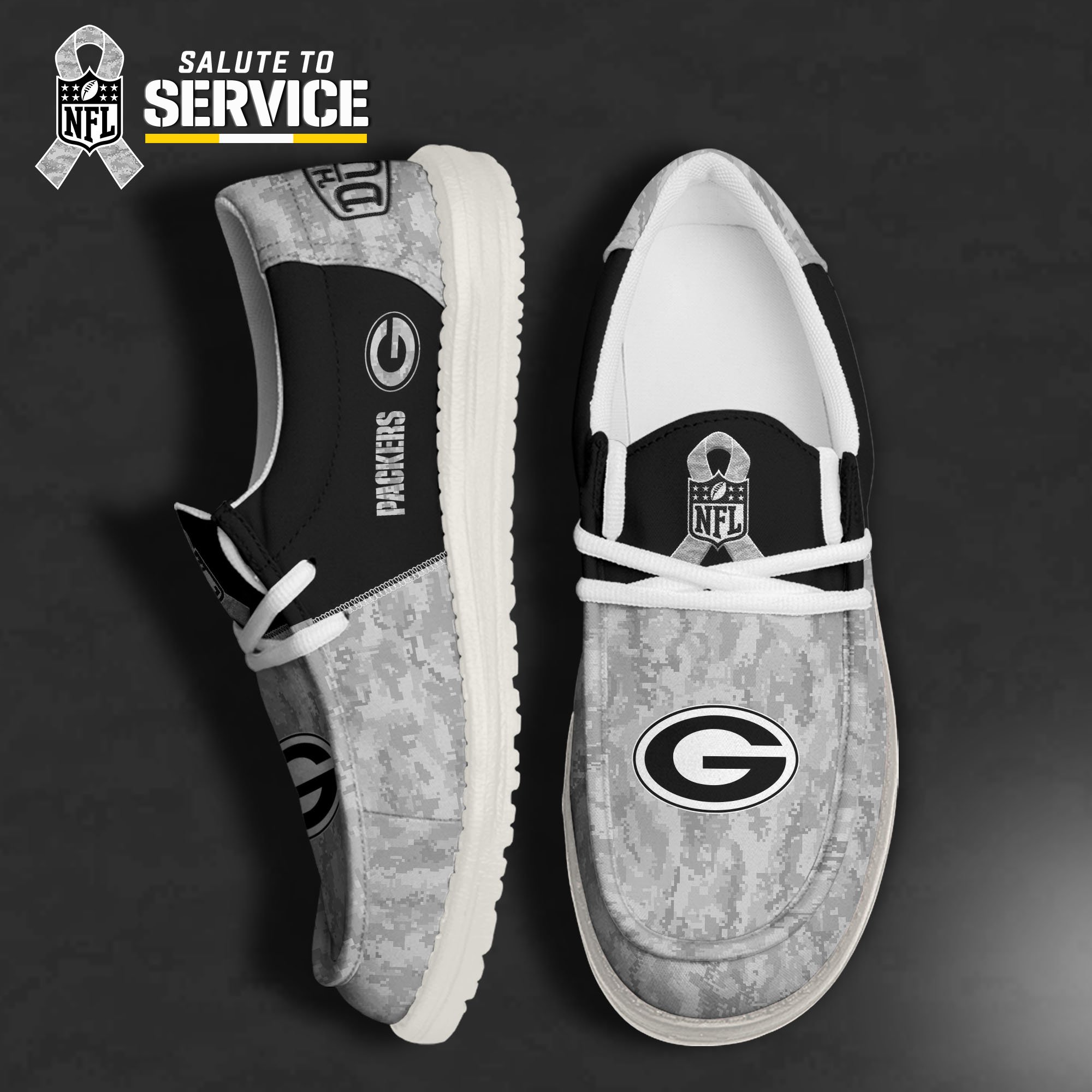 Green Bay Packers Football Hey Dude Canvas Loafer Shoes Custom Your Name  2024 version, Sport Shoes For Fan, Fan Gifts EHIVM-61788