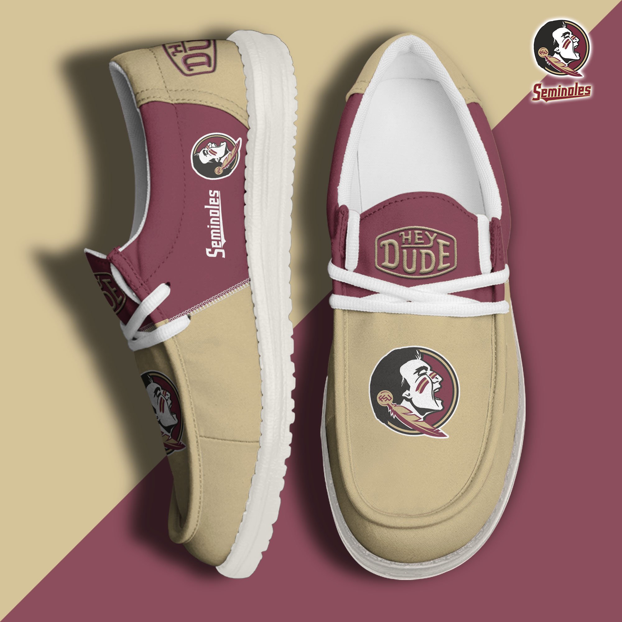 Florida State Seminoles Football Hey Dude Canvas Loafer Shoes Custom Your Name 2024 version, Sport Shoes For Fan, Fan Gifts  EHIVM-60966