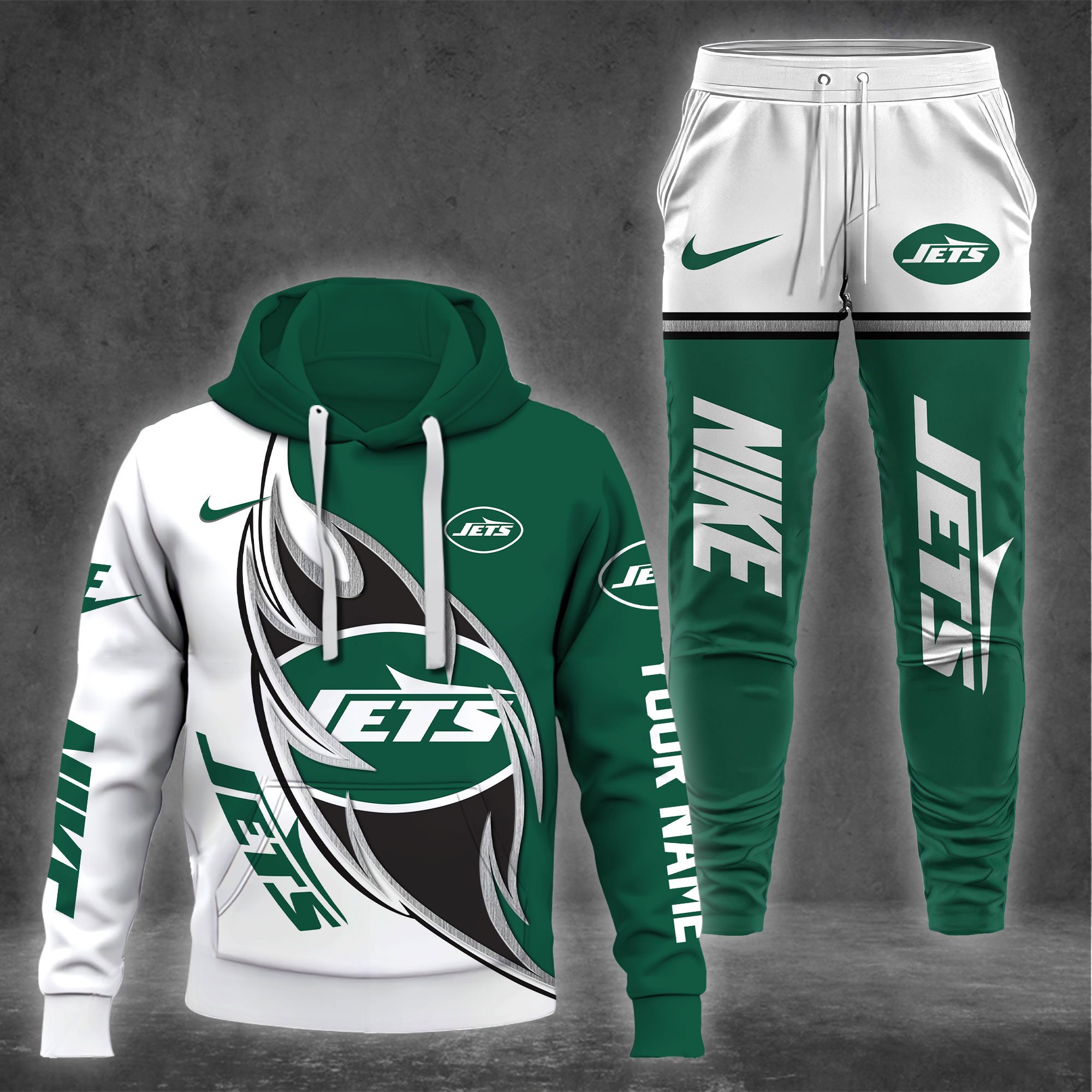 New York Jets Hoodie And Sweatpants Custom Your name 2024 Versions , Sport Hoodie And Sweatpants, Sport Gifts For Fan EHIVM-62743