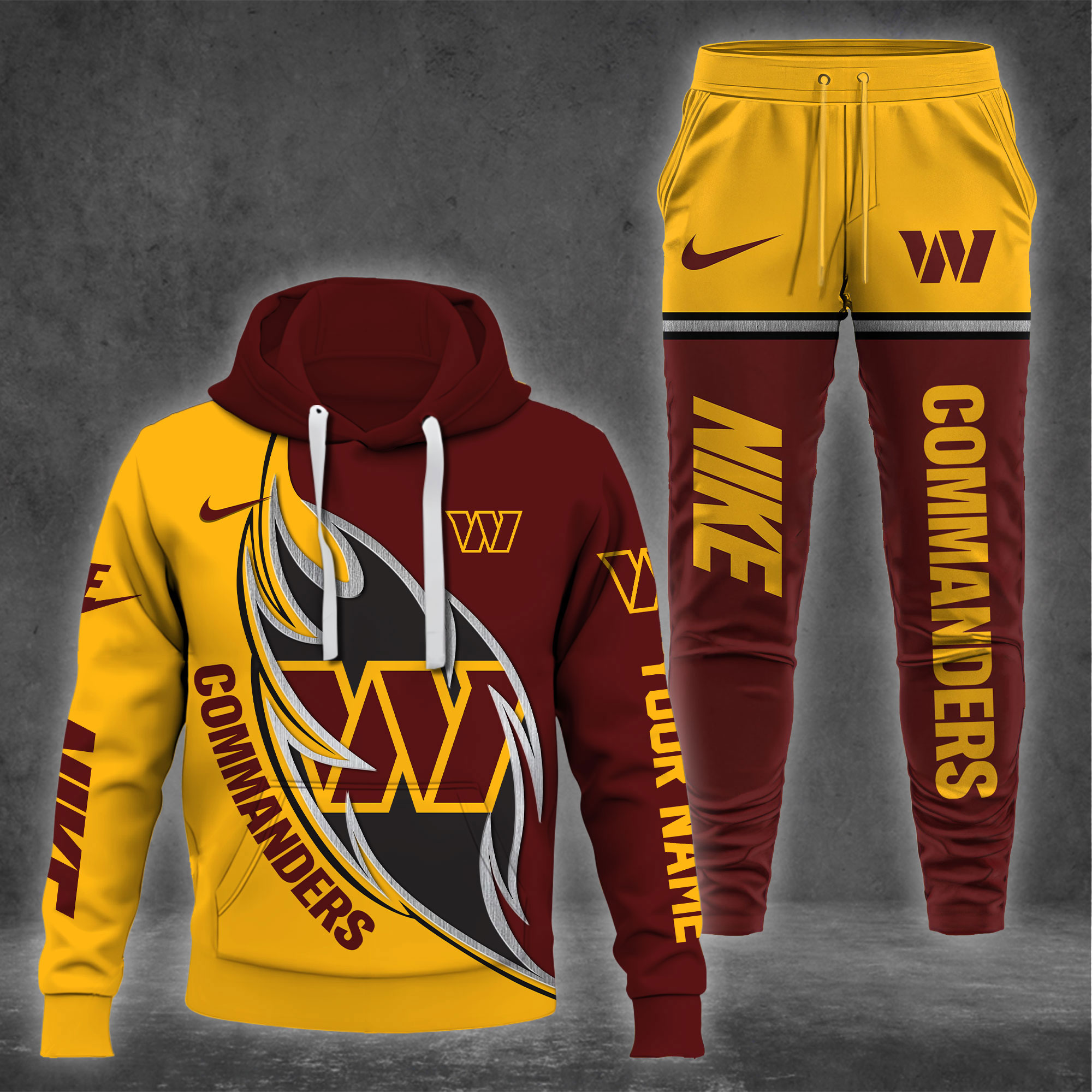 Washington Commanders Hoodie And Sweatpants Custom Your name 2024 Versions , Sport Hoodie And Sweatpants, Sport Gifts For Fan EHIVM-62743