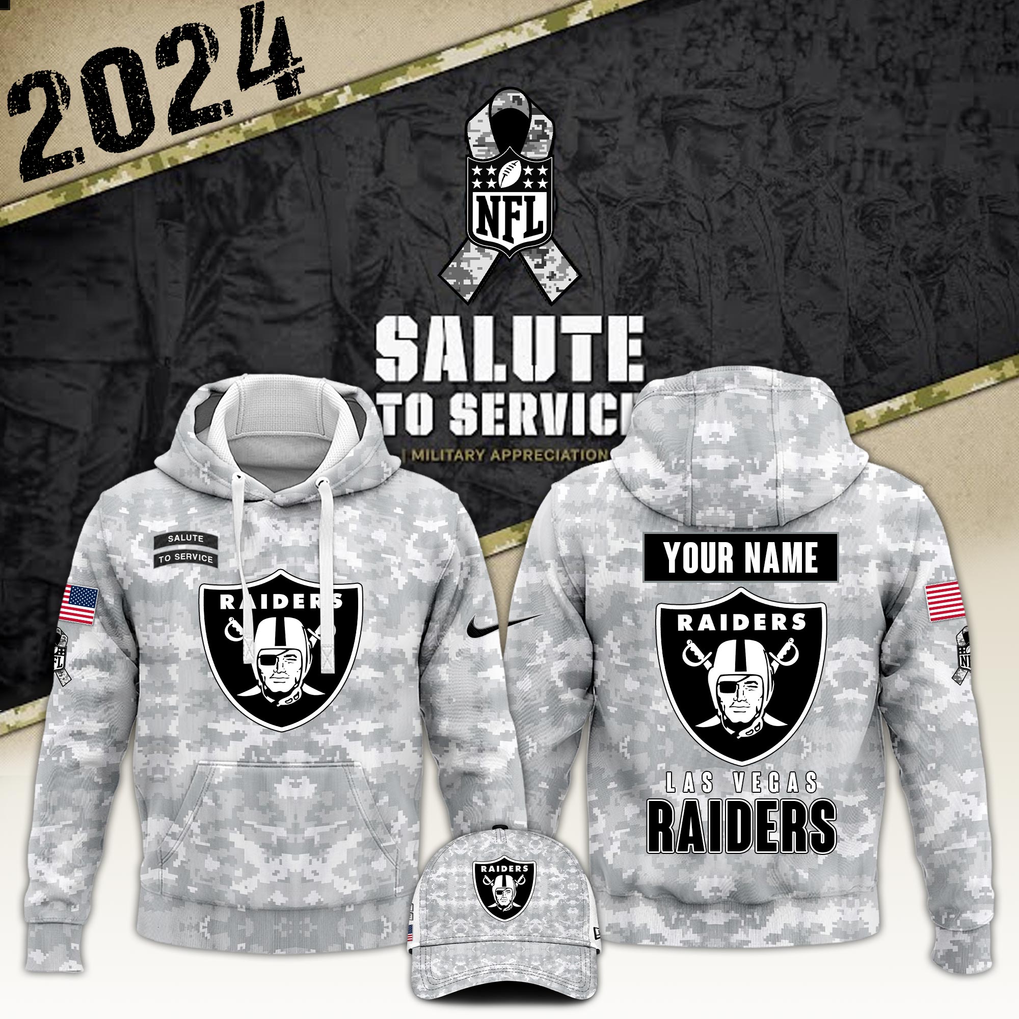 Las Vegas Raiders Hoodie And Sweatpants Custom Your Name 2024 Versions, Sport Hoodie And Sweatpants, Sport Gifts For Fan EHIVM-62767