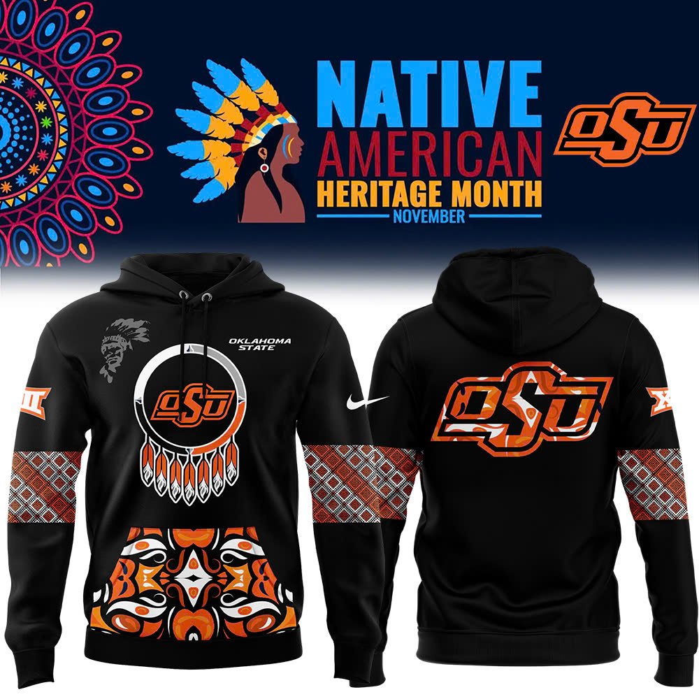 Oklahoma State Cowboys Native American Heritage Hoodie 2024 Versions, Sport Gifts For Fan EHIVM-62769