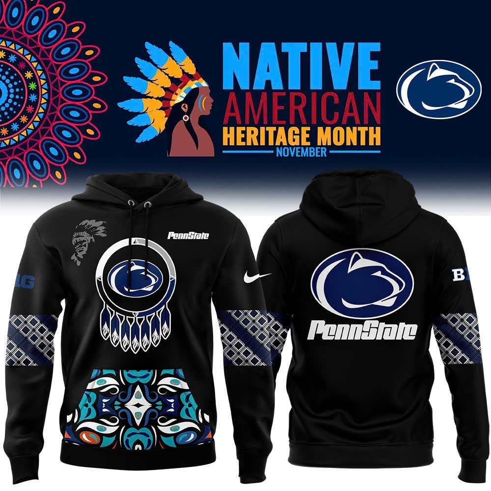 Penn State Nittany Lions Native American Heritage Hoodie 2024 Versions, Sport Gifts For Fan EHIVM-62769