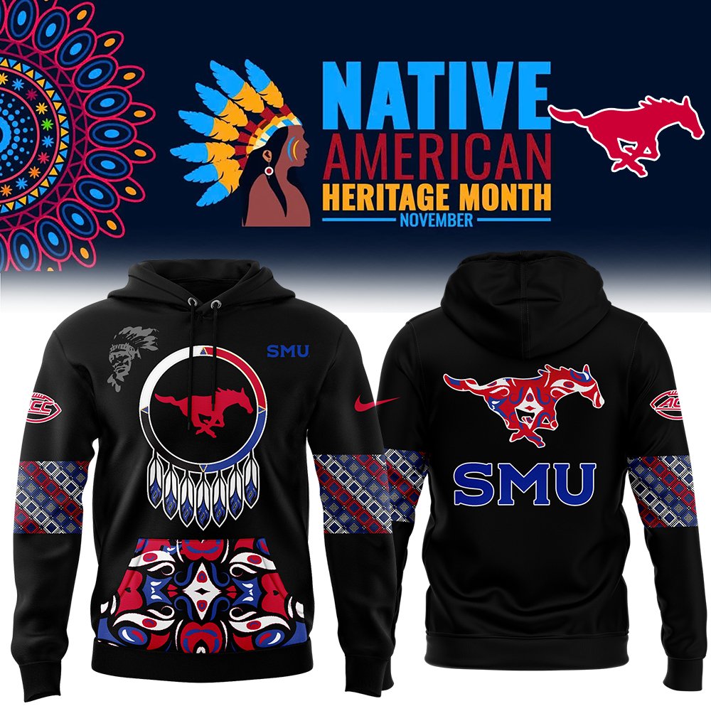 SMU Mustangs Native American Heritage Hoodie 2024 Versions, Sport Gifts For Fan EHIVM-62769